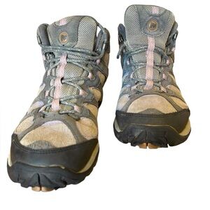 SOLD⭐️ 
Merrell Waterproof Castle Rock Hiking Boots size 9.5 Hyacinth outdoor